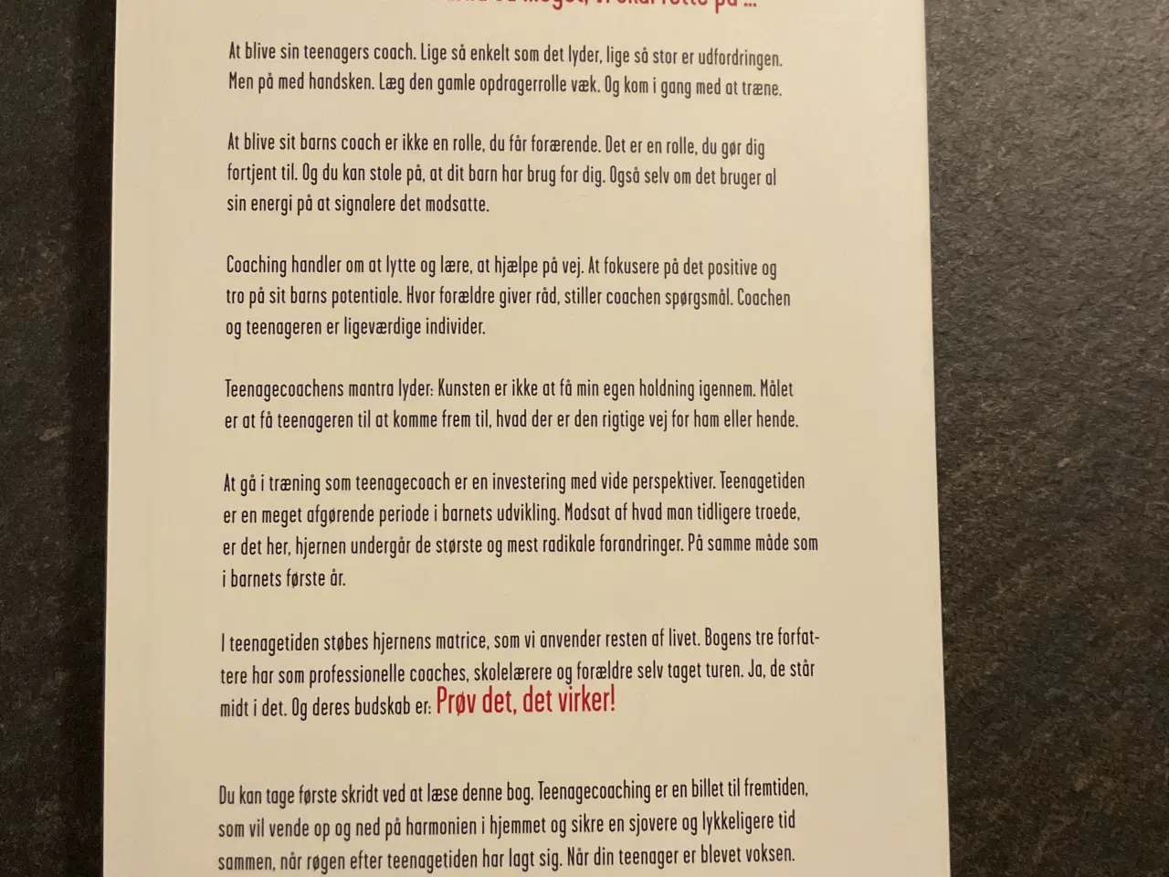 Billede 2 - Din teenager skal coaches, ikke opdrages