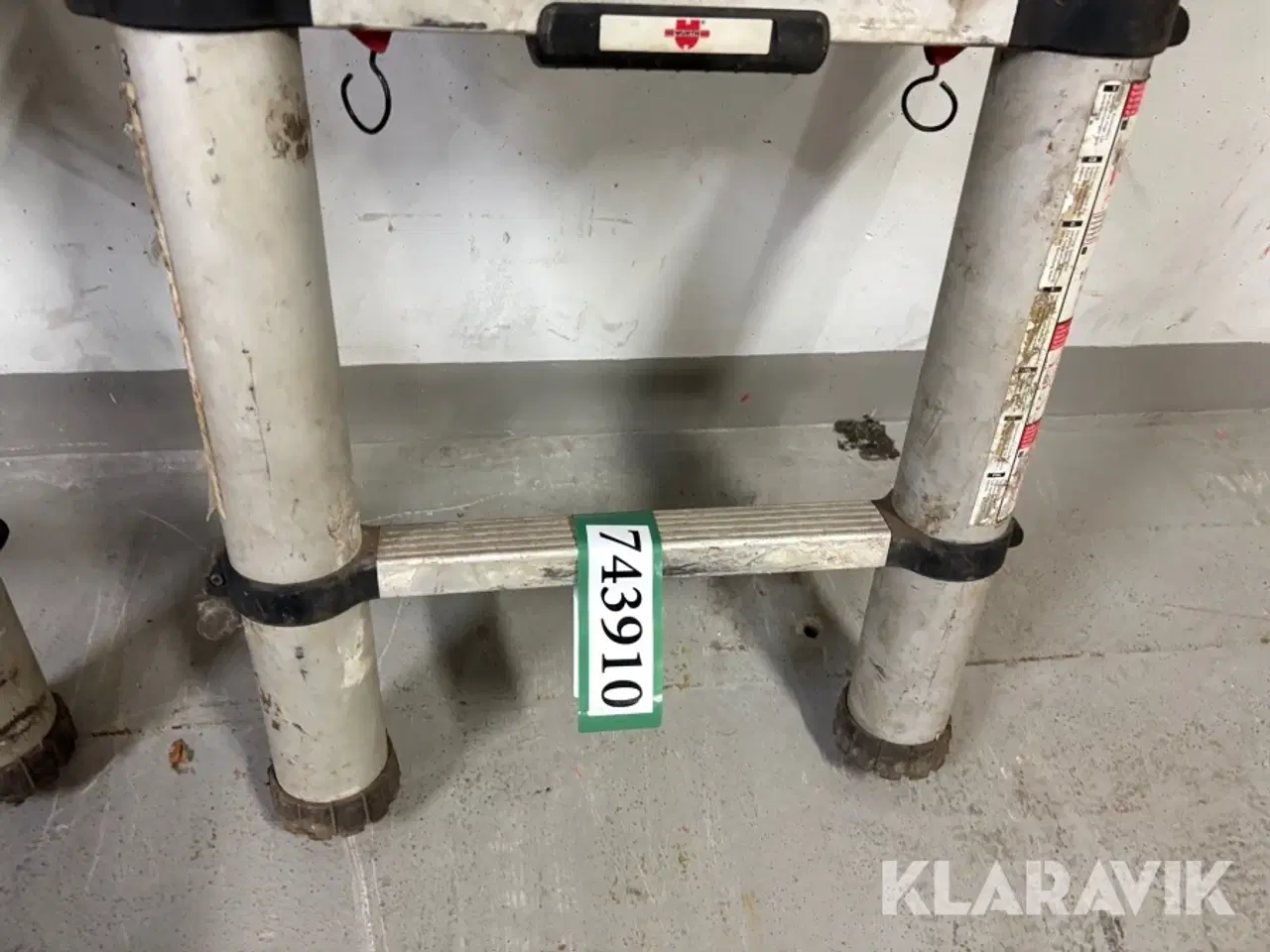 Billede 3 - Teleskopstiger Wurth - 2 styk