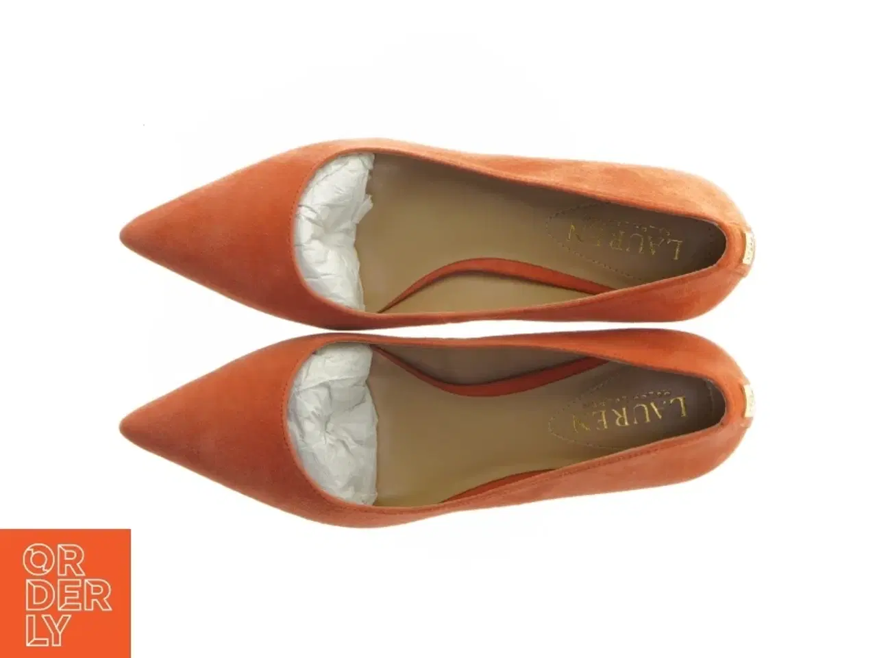 Billede 5 - Ralph Lauren orange stiletter fra Ralph Lauren (str. 37)
