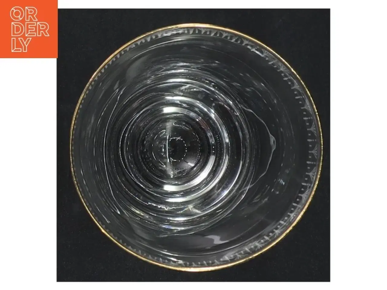 Billede 3 - Glas med guldkant (str. 12,5 cm)