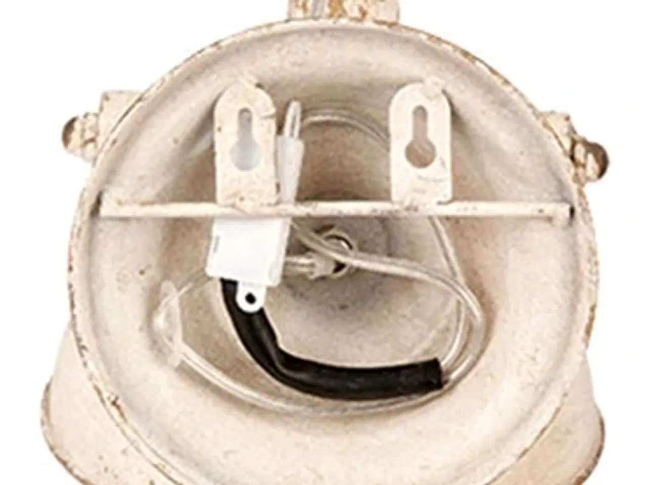 Billede 4 - Væglampe, Hvid rustik væglampe