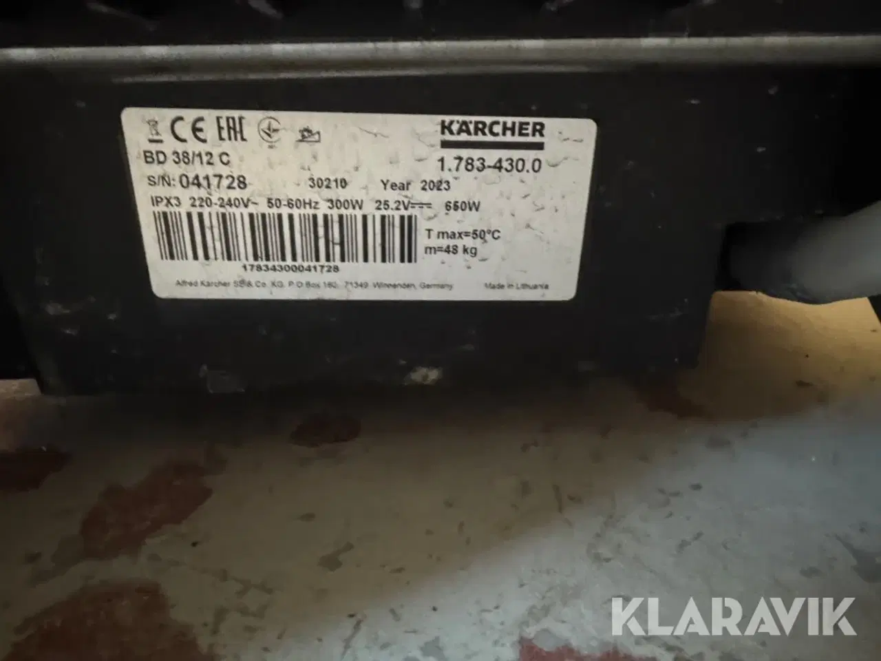 Billede 7 - Gulvvaskene lot Kärcher - Nilfisk - excenter BD38/12C - CA340 - 30/20+ - 40/25