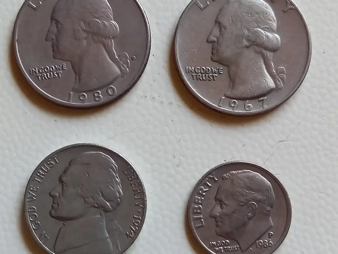 Billede 2 - Gamle udenlandske mønter (ca. 1948-1978)