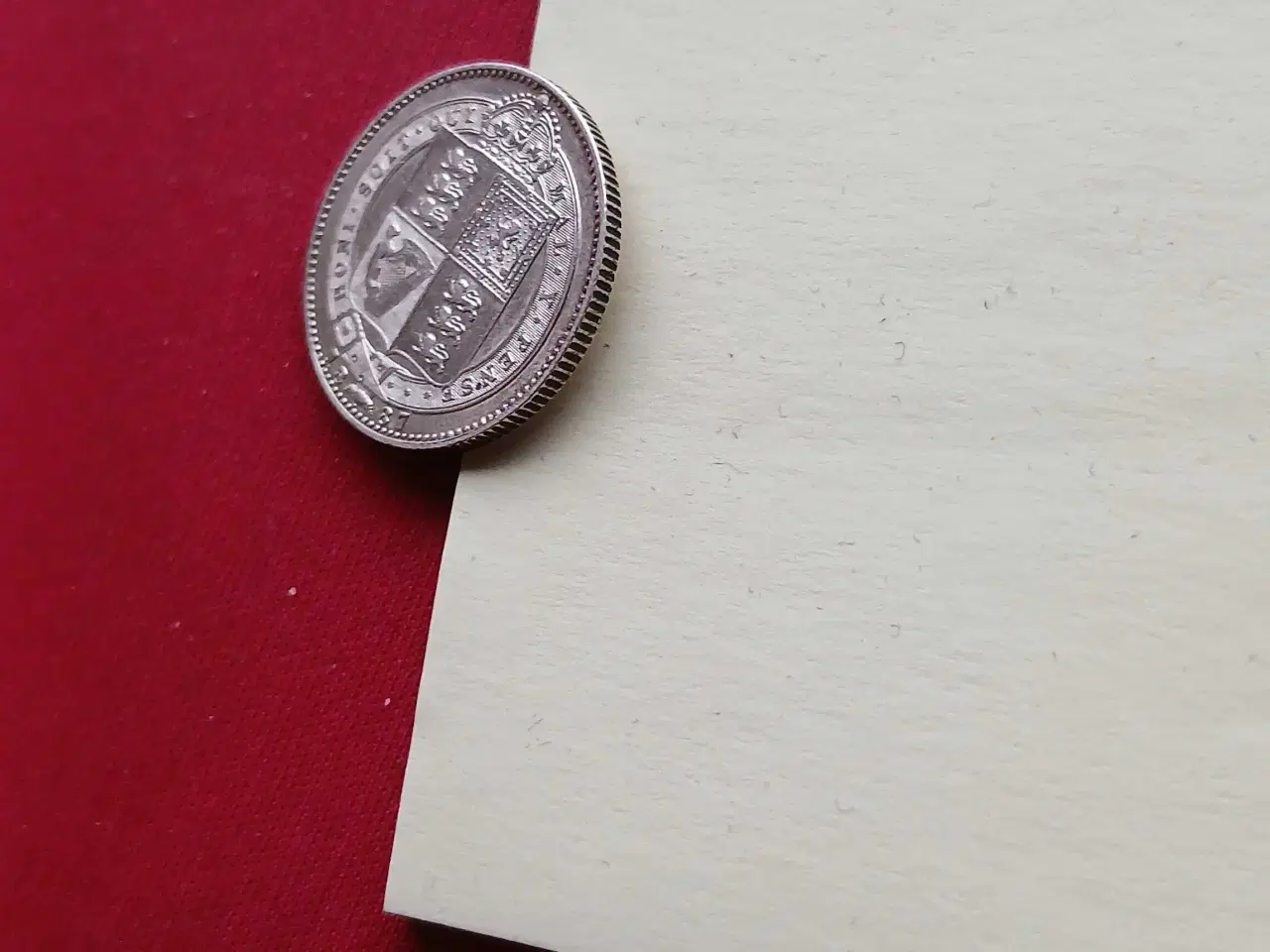 Billede 3 - Sølv shilling 1887