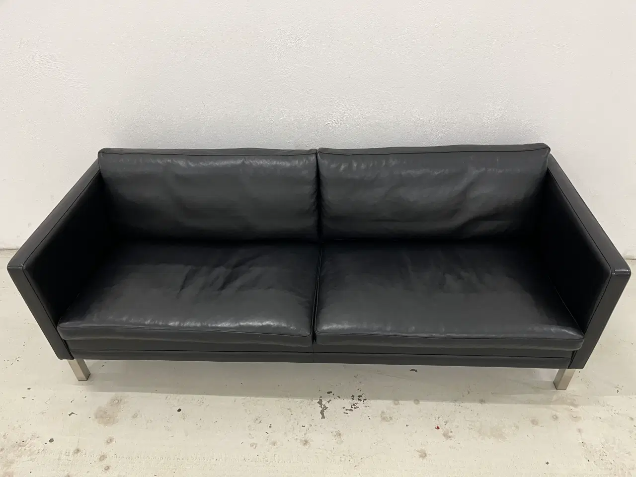 Billede 6 - Mogens Hansen MH276 3 Pers.Sofa med sort læder.