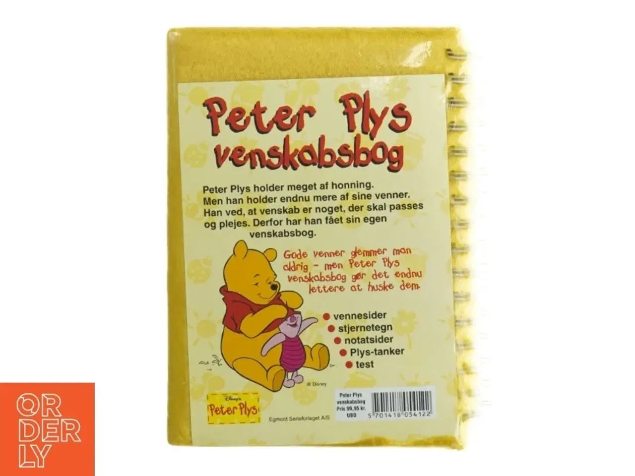 Billede 2 - Peter Plys venskabsbog fra Disney (str. 22 x. 17 cm)