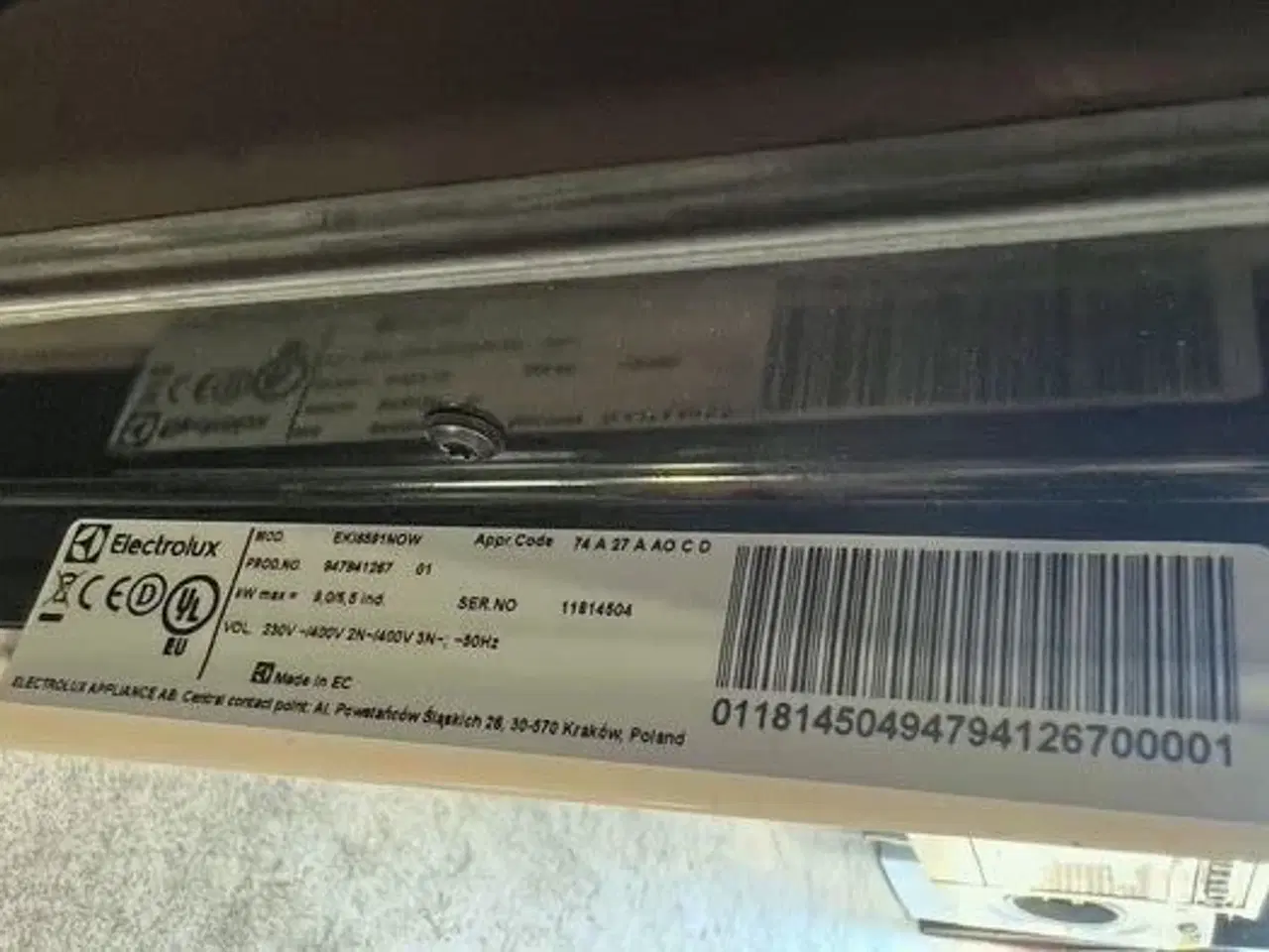 Billede 4 - Induktionskomfur ELECTROLUX