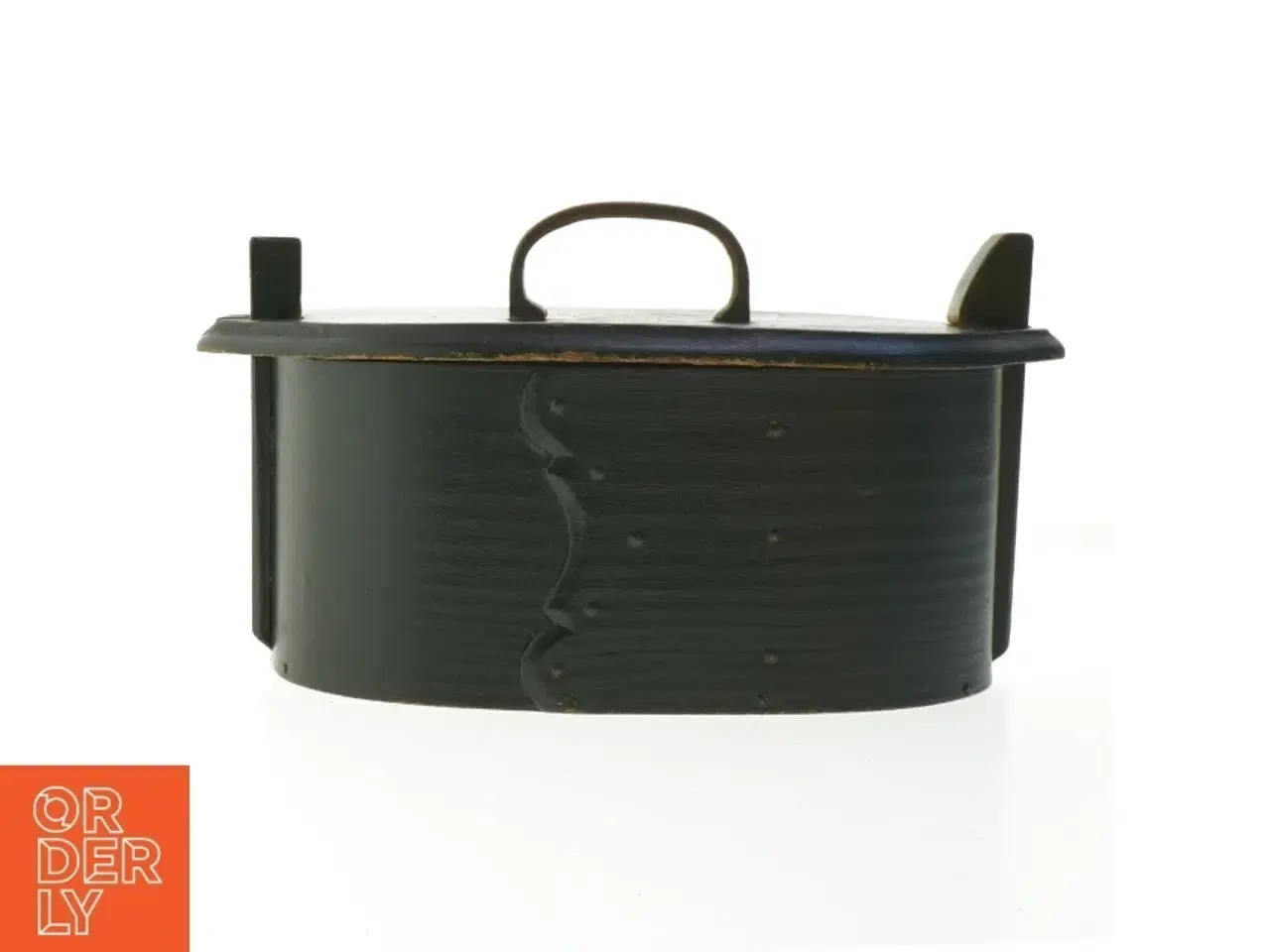 Billede 3 - Dekorativ trækasse med låg (str. 27x13 cm)