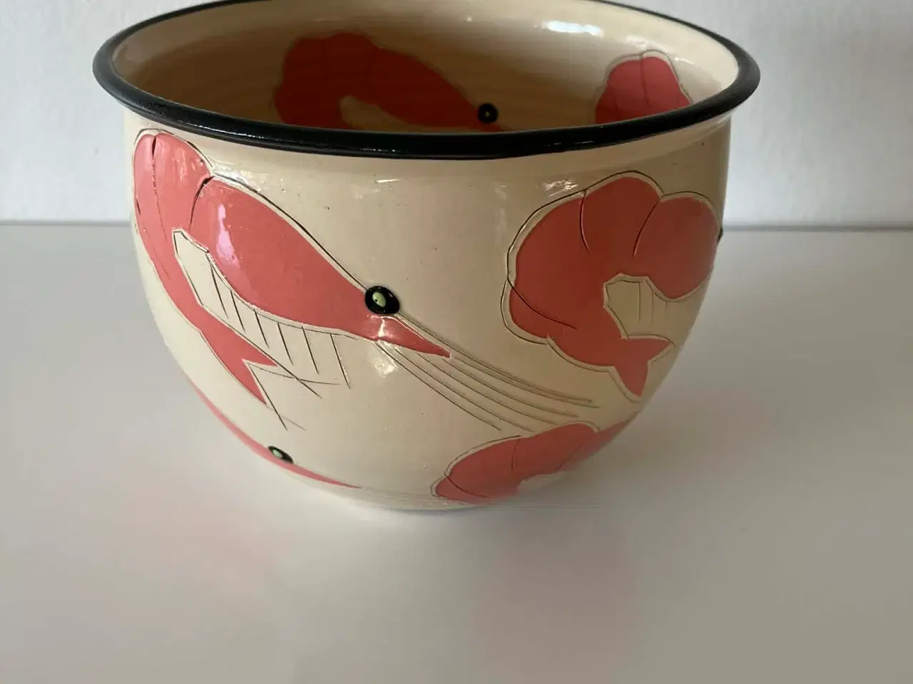 Billede 1 - BARHOLT skål med fine billeder af rejer