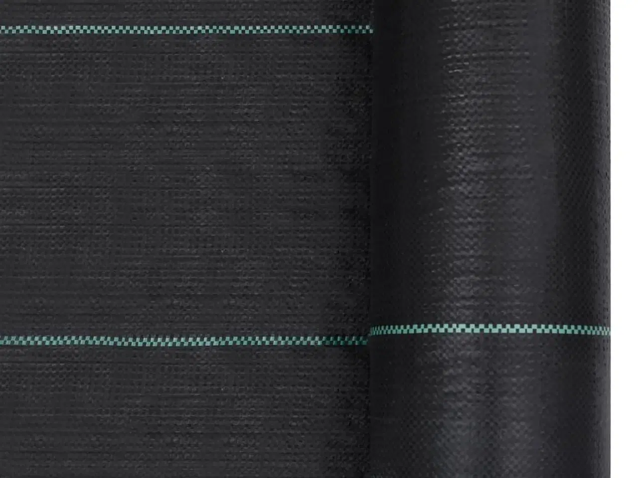 Billede 2 - Ukrudtsdug 1x25 m PP mat sort