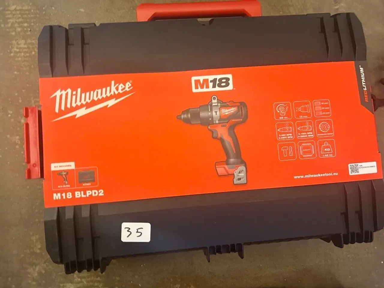 Billede 1 - MILWAUKEE skruemaskine M18BLPD2