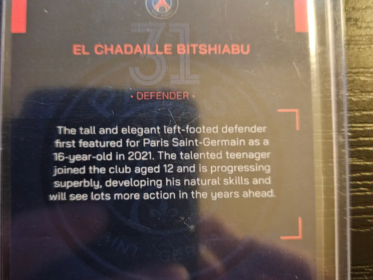 Billede 2 - El Chadaille Bitshiabu 044/150 Fodboldkort