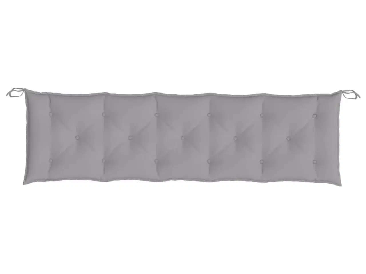 Billede 6 - Hynder til havebænk 2 stk. 180x50x7 cm oxfordstof grå