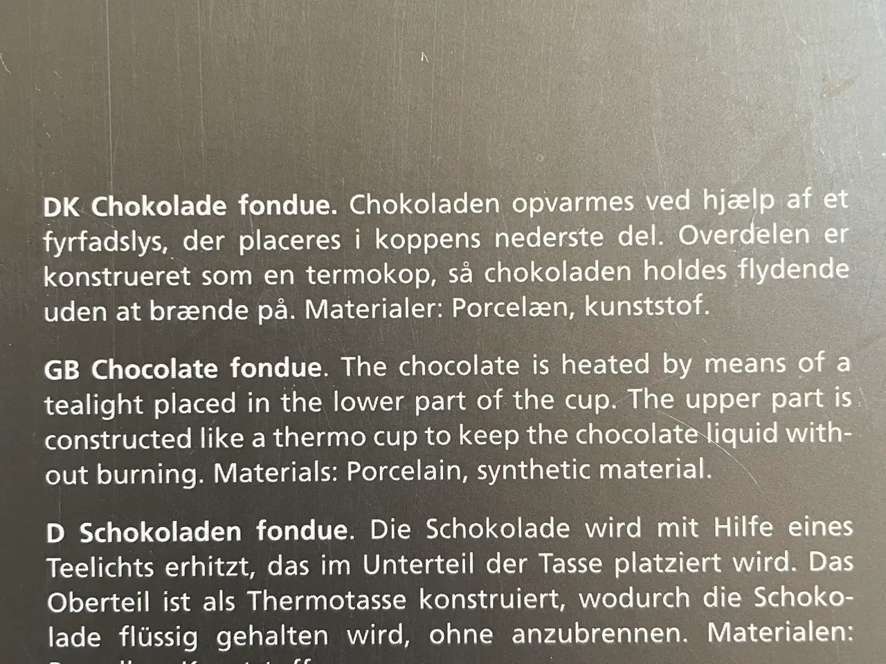 Billede 5 - Chokoladefondue fra menu