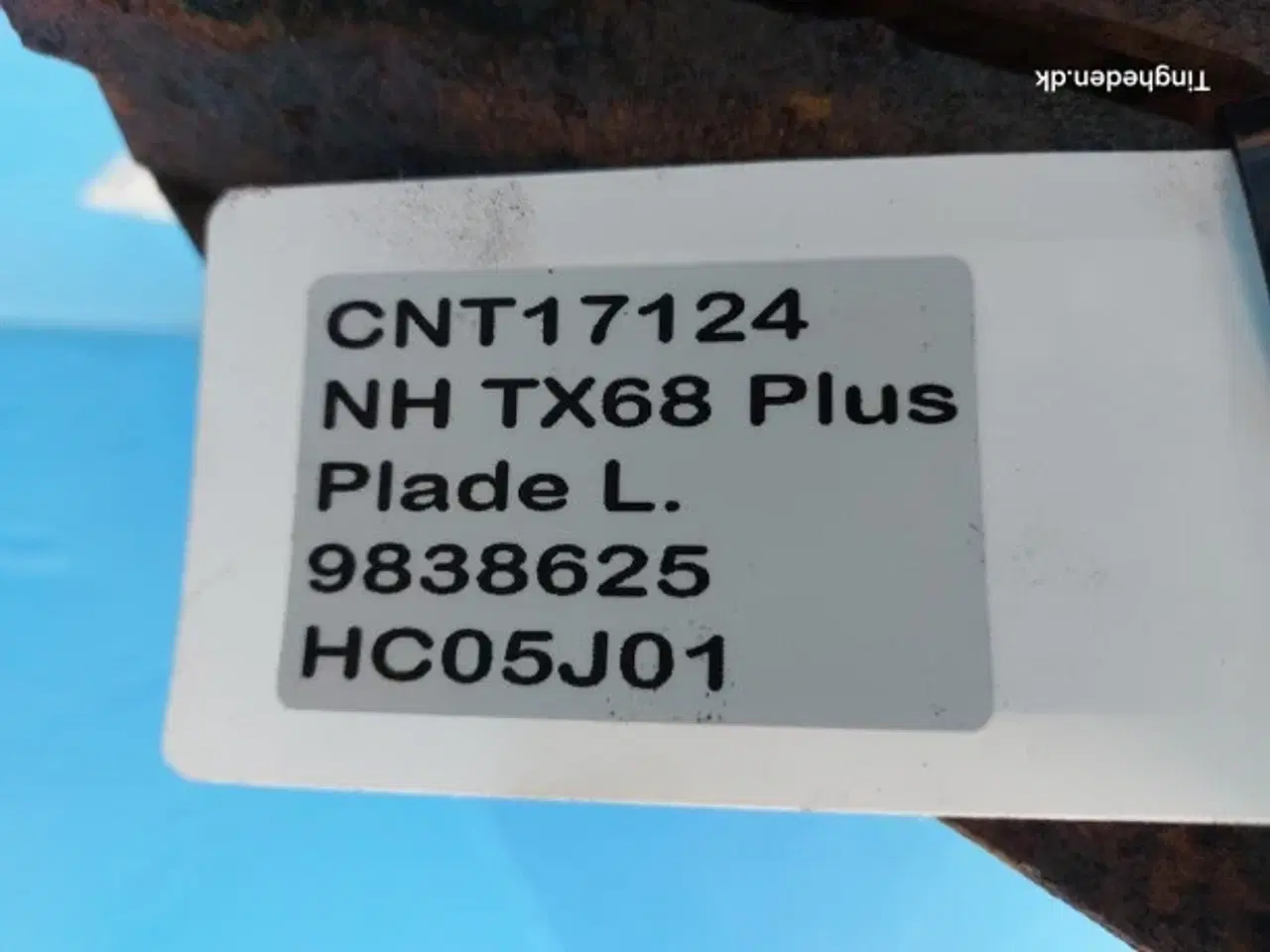 Billede 11 - New Holland TX68 Plade L. 9838625