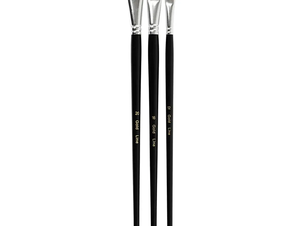 Billede 1 - Nylon Pensler, 12+16+20, L: 30-33 cm, B: 12-20 mm, flad, 3stk./ 1 pk.