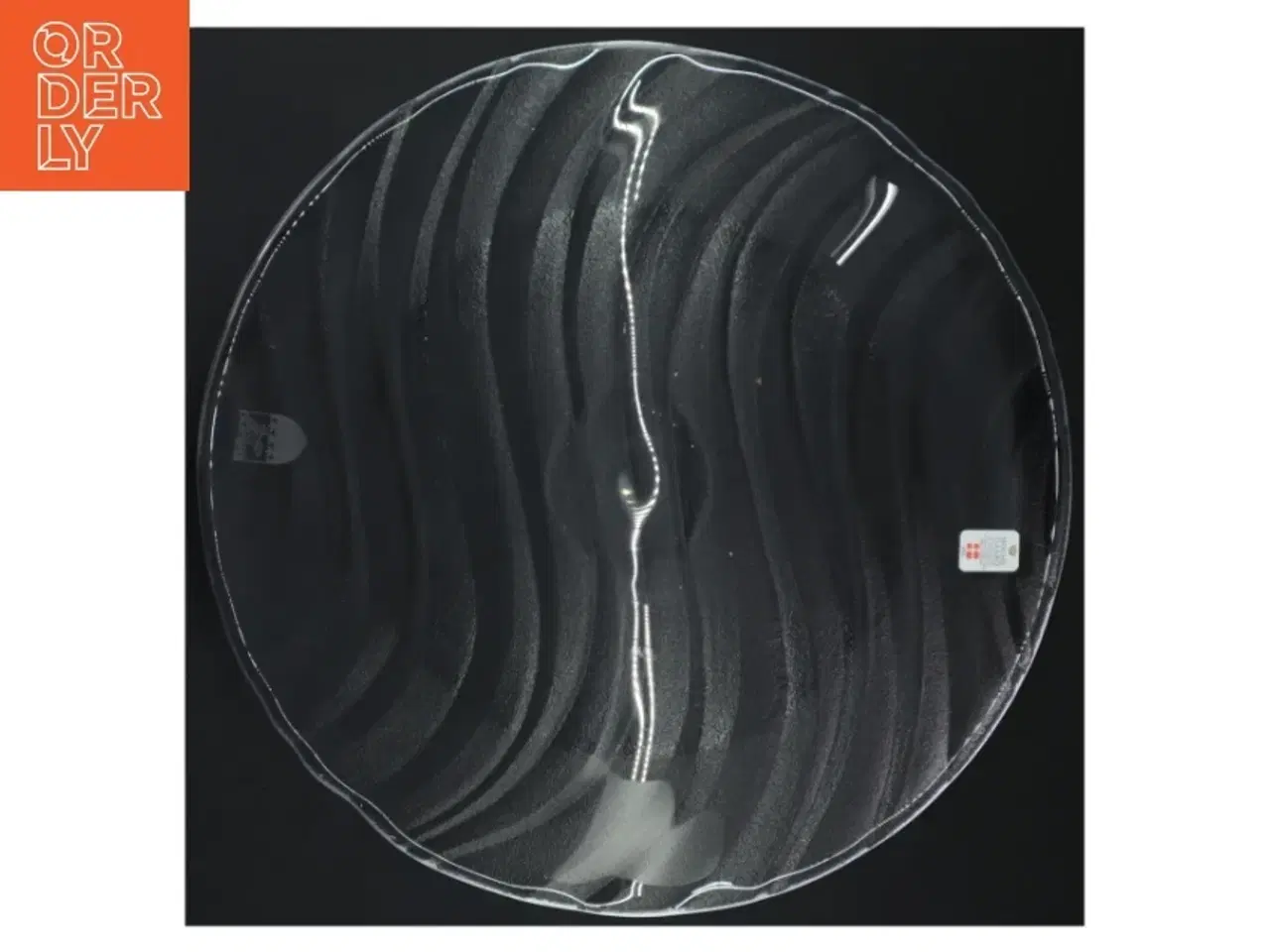 Billede 3 - Glasfad fra Holmegaard (str. Ø 27 cm)