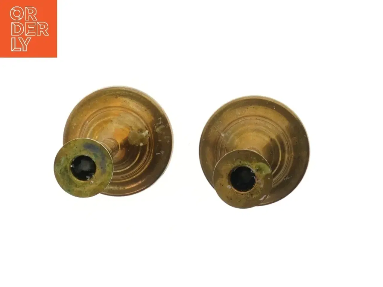 Billede 3 - Messing lysestager (str. 20,5 cm)