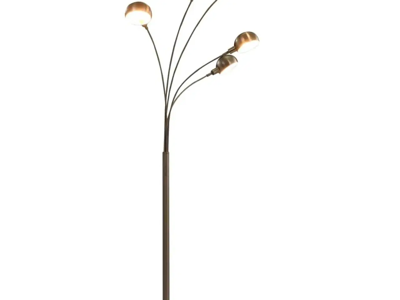 Billede 1 - Standerlampe 200 cm 5 x E14 sølvfarvet