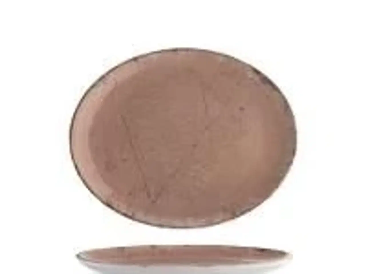 Billede 1 - 45 stk. Tallerken coupe oval rosa B200 x D162 mm Stone