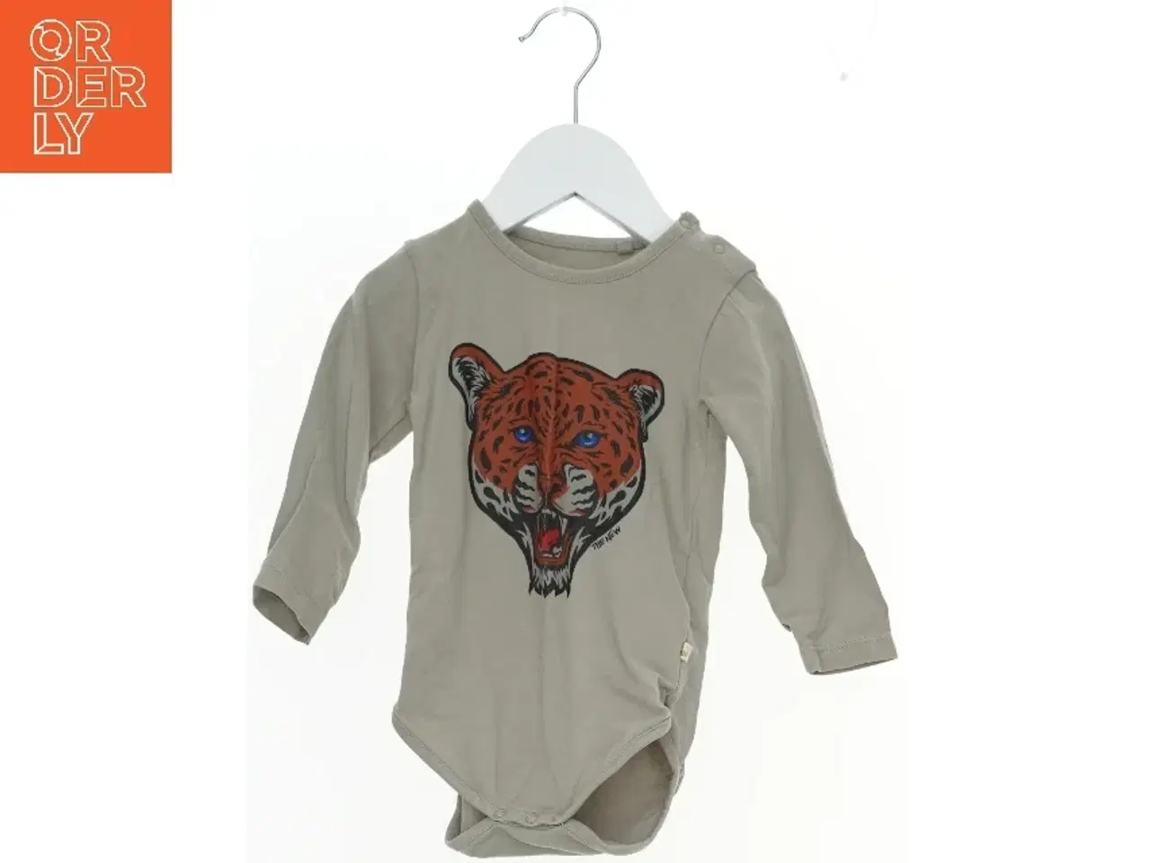 Billede 1 - Langærmet bodystocking med tiger fra The New (str. 80)