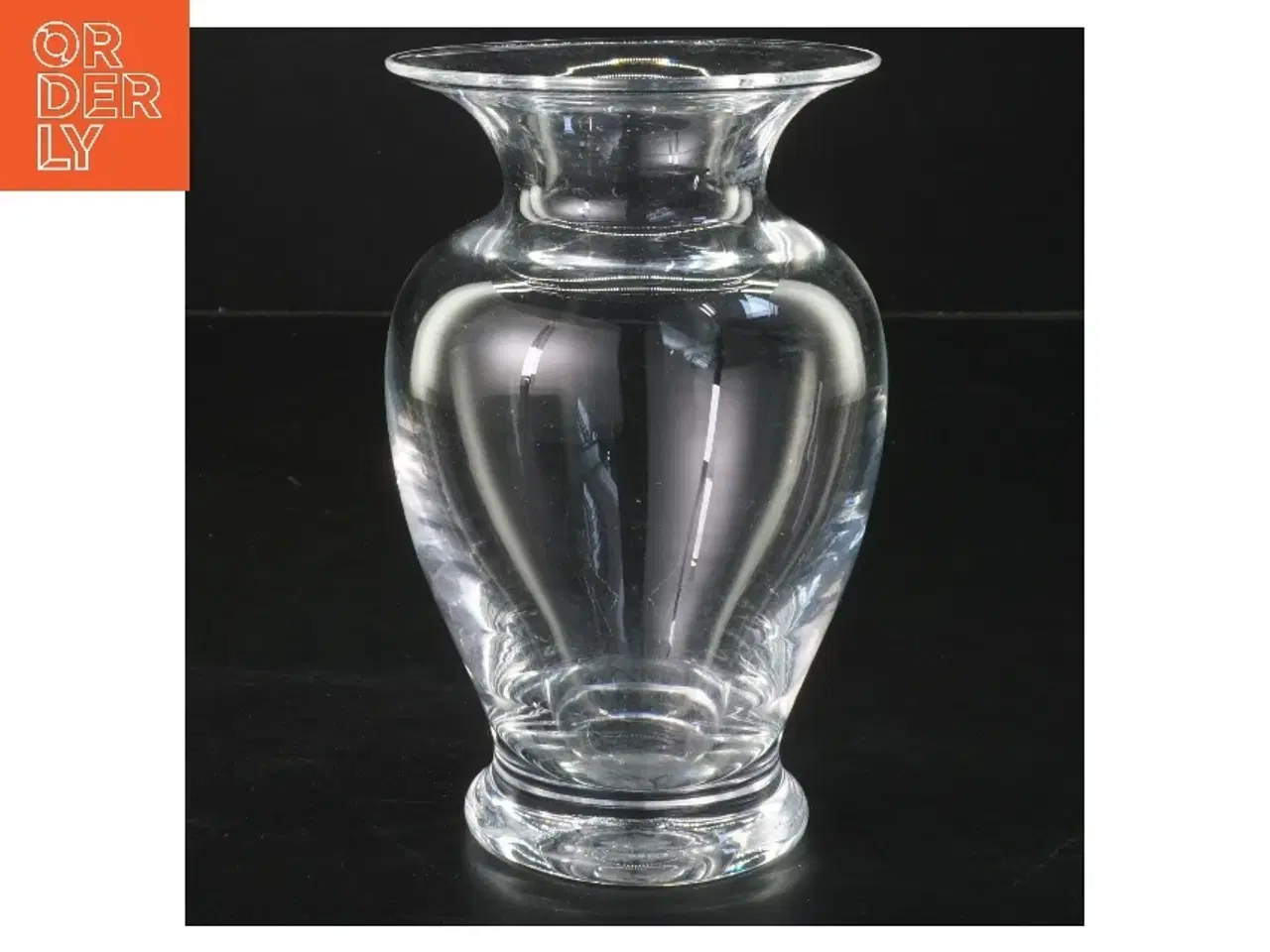 Billede 1 - Glasvase (Ø 10 cm højde 16 cm)