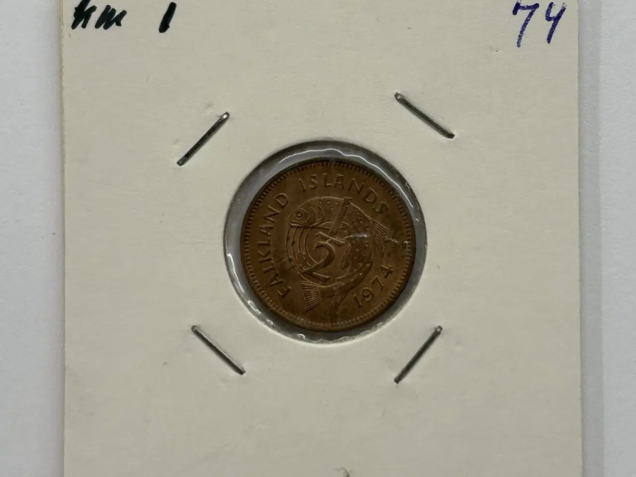 Billede 1 - 1/2 Pence Falkland Islands 1974