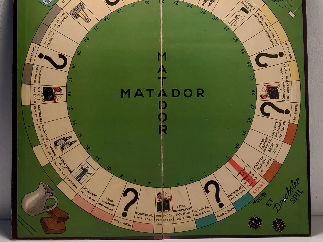 Billede 5 - Matadorspil fra før 1948, komplet m. metalbiler