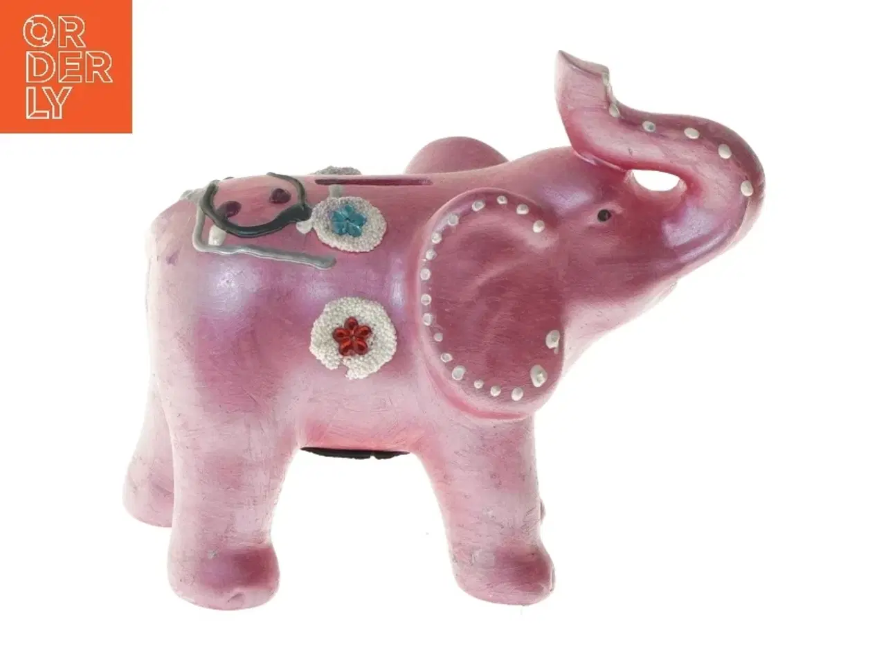 Billede 4 - Rosa elefant sparebøsse (str. 20 cm)