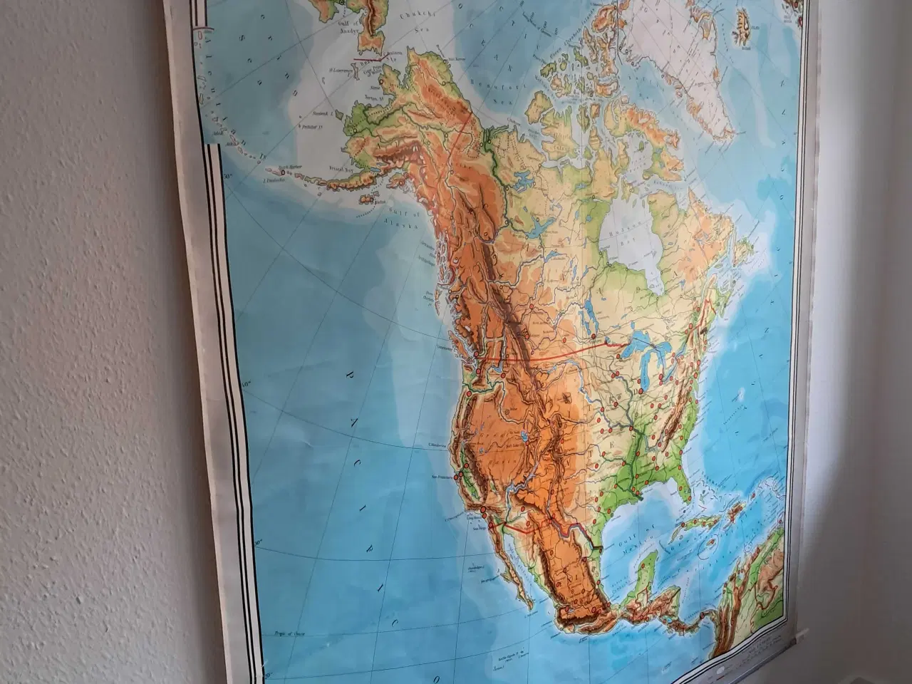 Billede 1 - Skolekort Nordamerika 