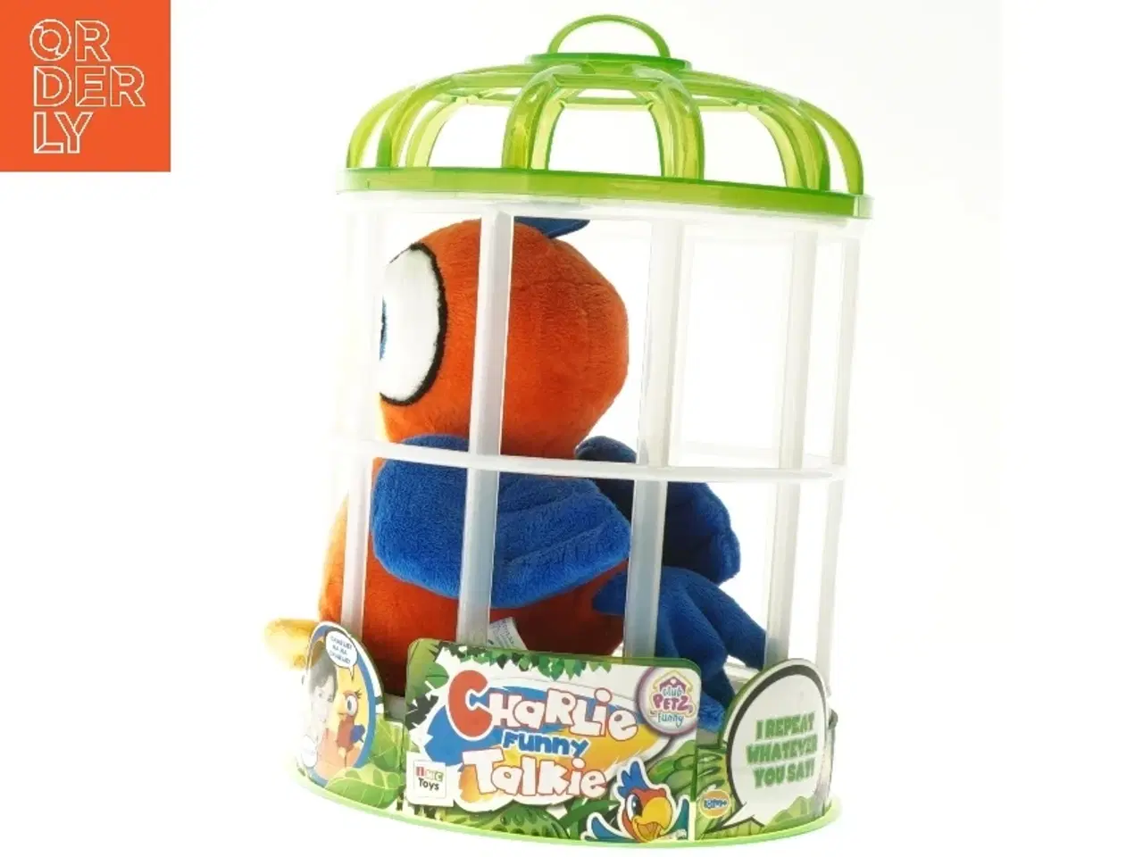 Billede 3 - Talende papegøje legetøj i bur fra Club Pets Funny (str. 23 cm)