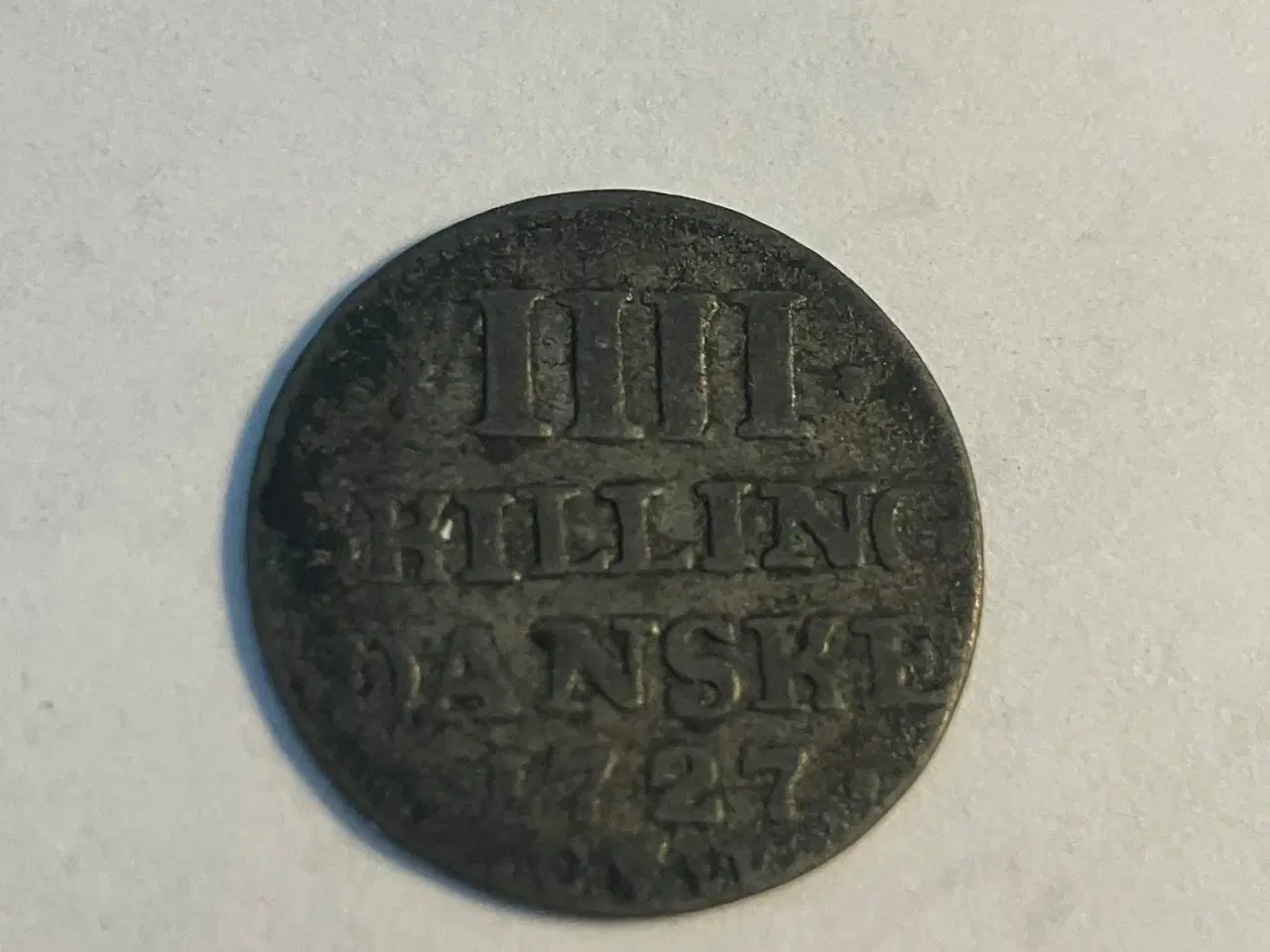 Billede 1 - 4 skilling 1727 Denmark