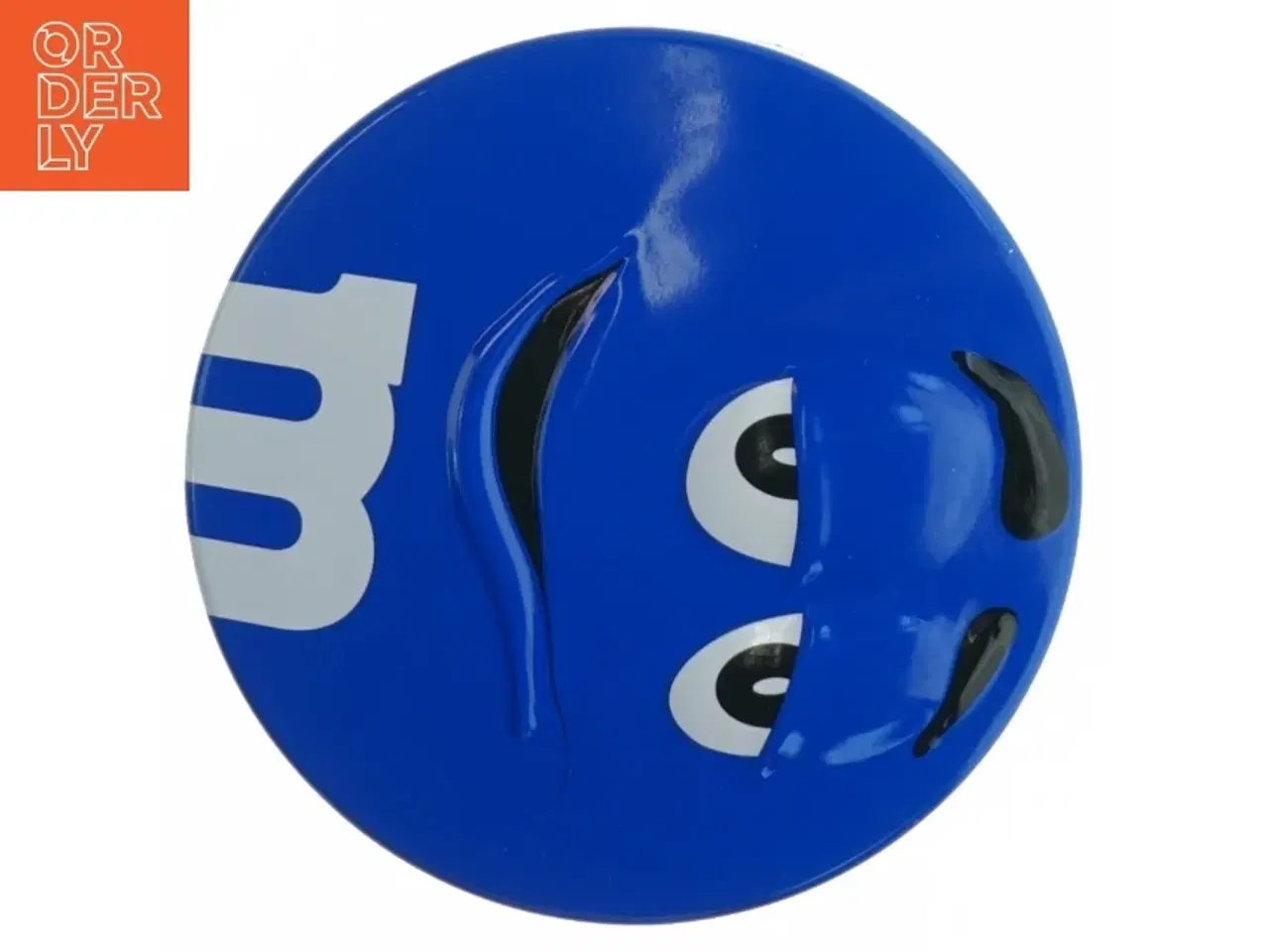 Billede 2 - Blå M&M&#39;s metalbeholder fra M&M (str. Ø 13 cm)