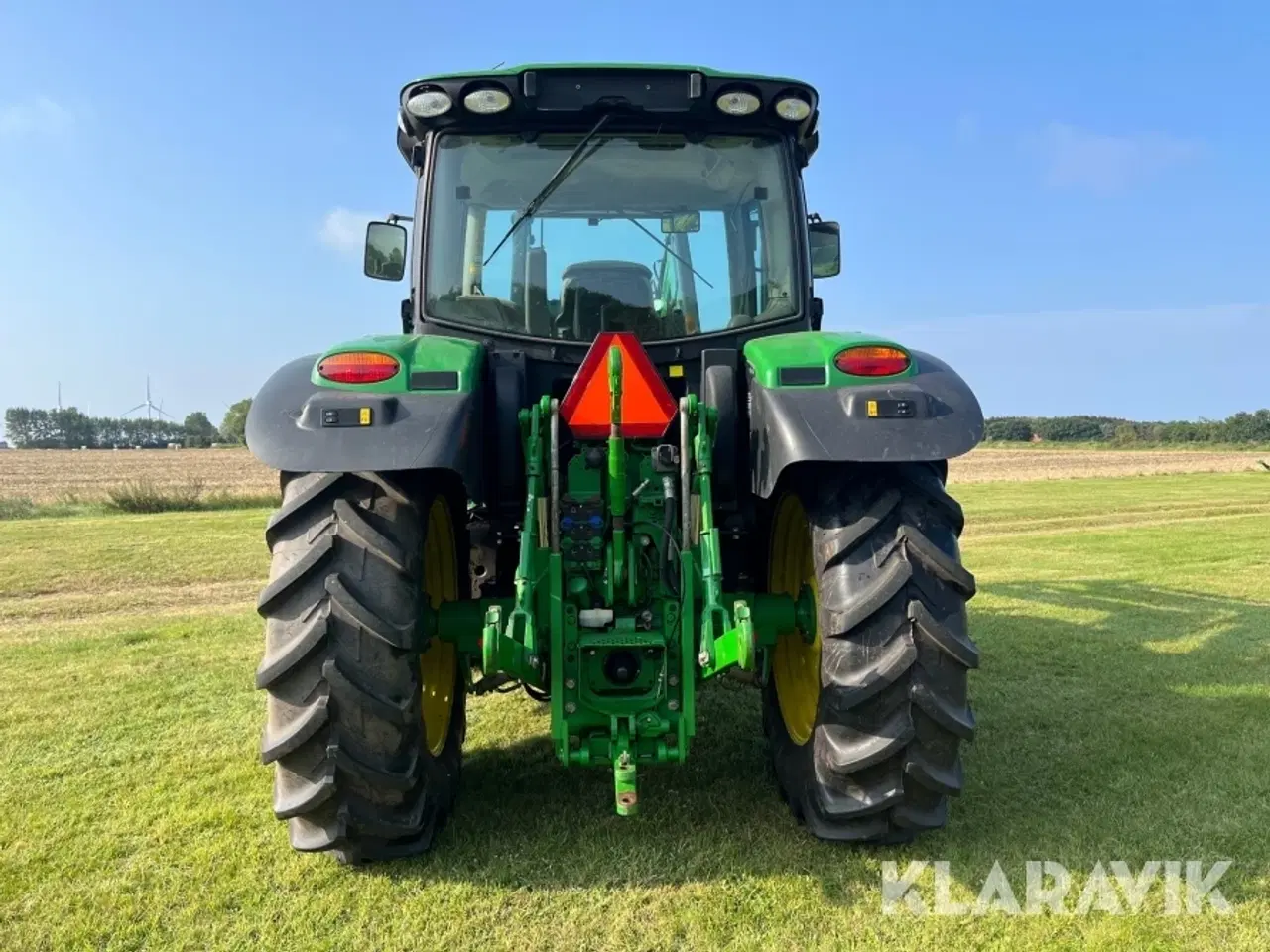 Billede 3 - Traktor John Deere 6120 R med frontlæsser