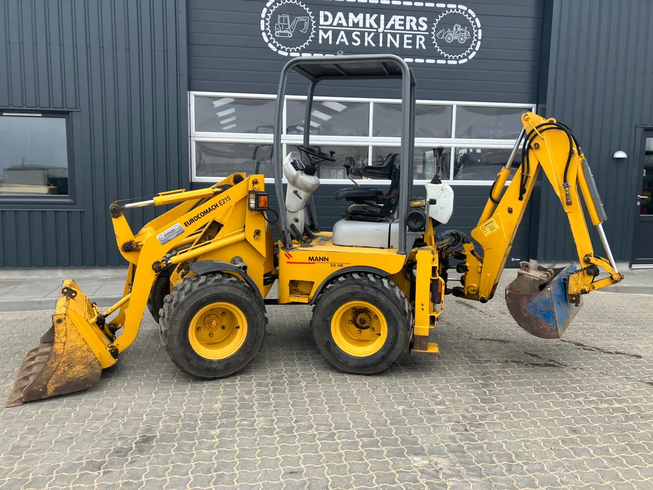 Billede 3 - EUROCOMAC E215  minilæsser/rendegraver