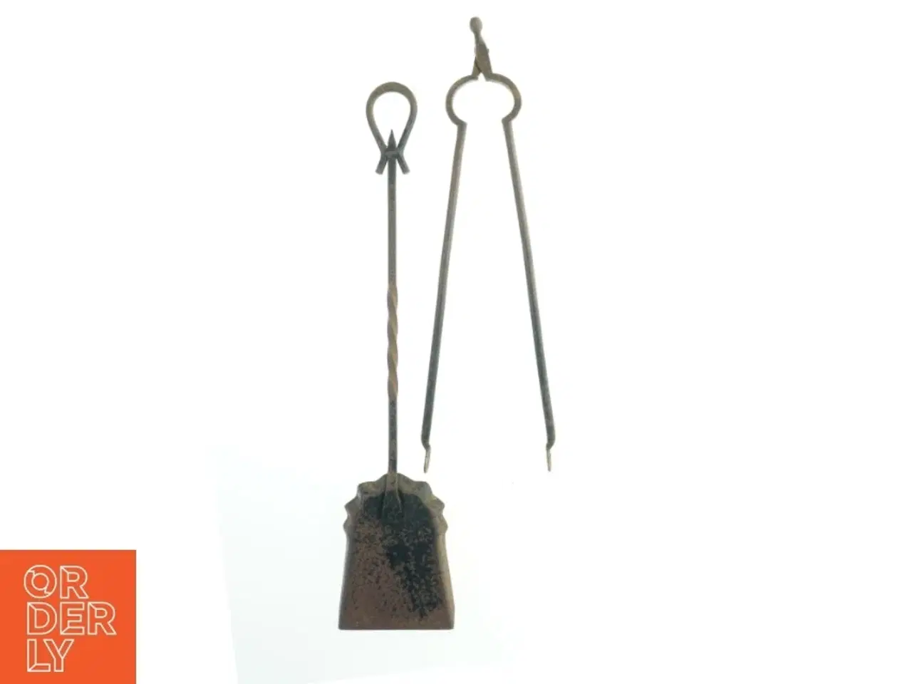 Billede 4 - Smedede pejseværktøjer (str. 54x12 cm)