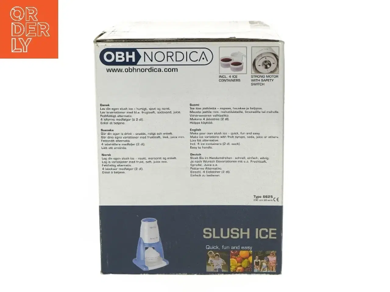 Billede 2 - Slush Ice Maskine OBH Nordica fra OBH Nordica (str. 34 cm)