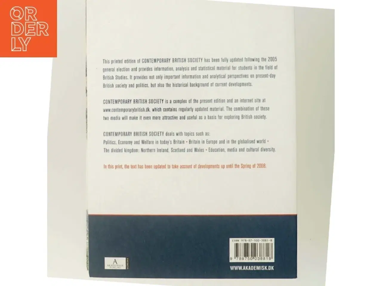 Billede 3 - Contemporary British society (Bog)
