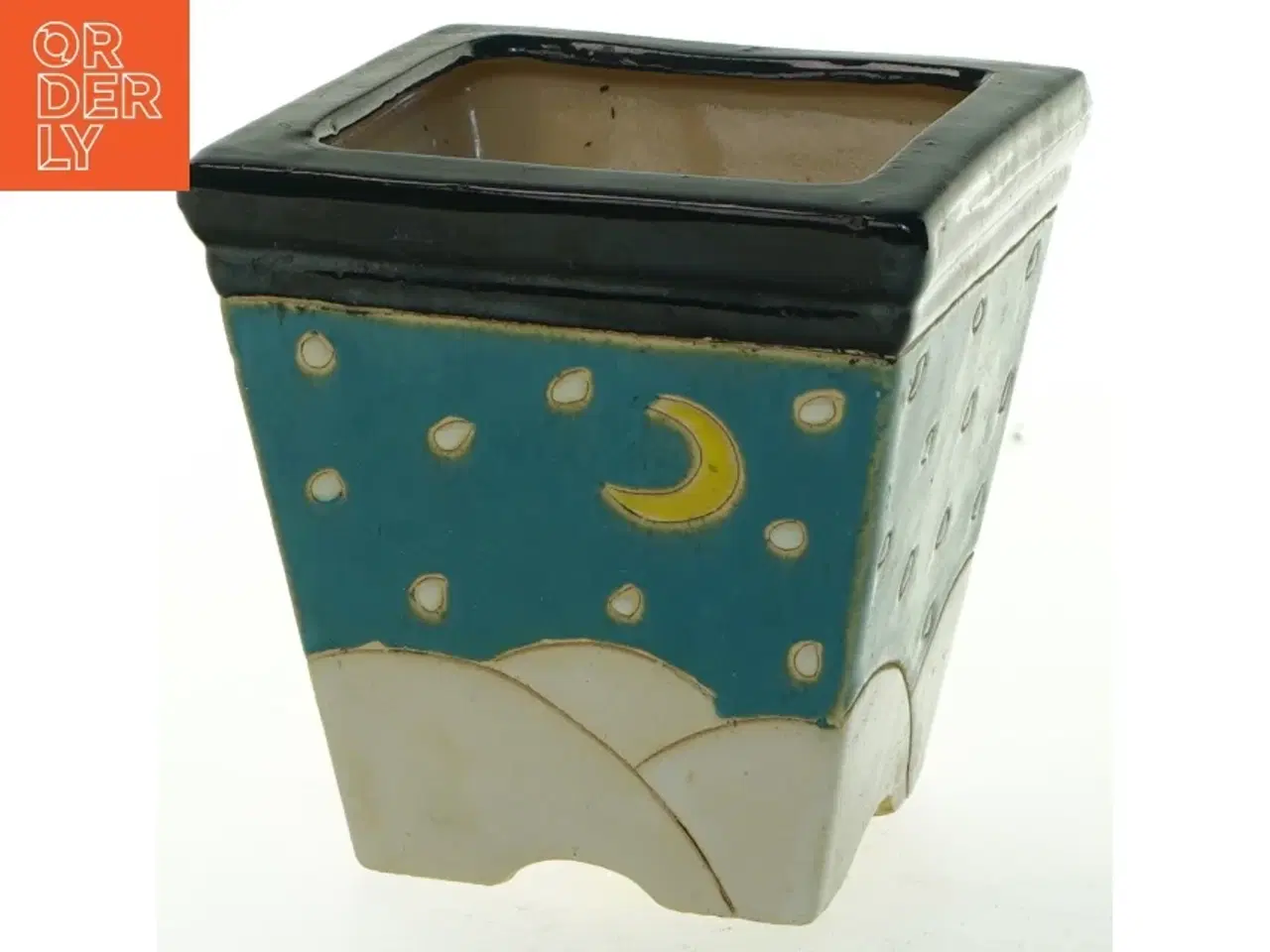 Billede 3 - Keramisk urtepotte (str. 13x8x8 cm)