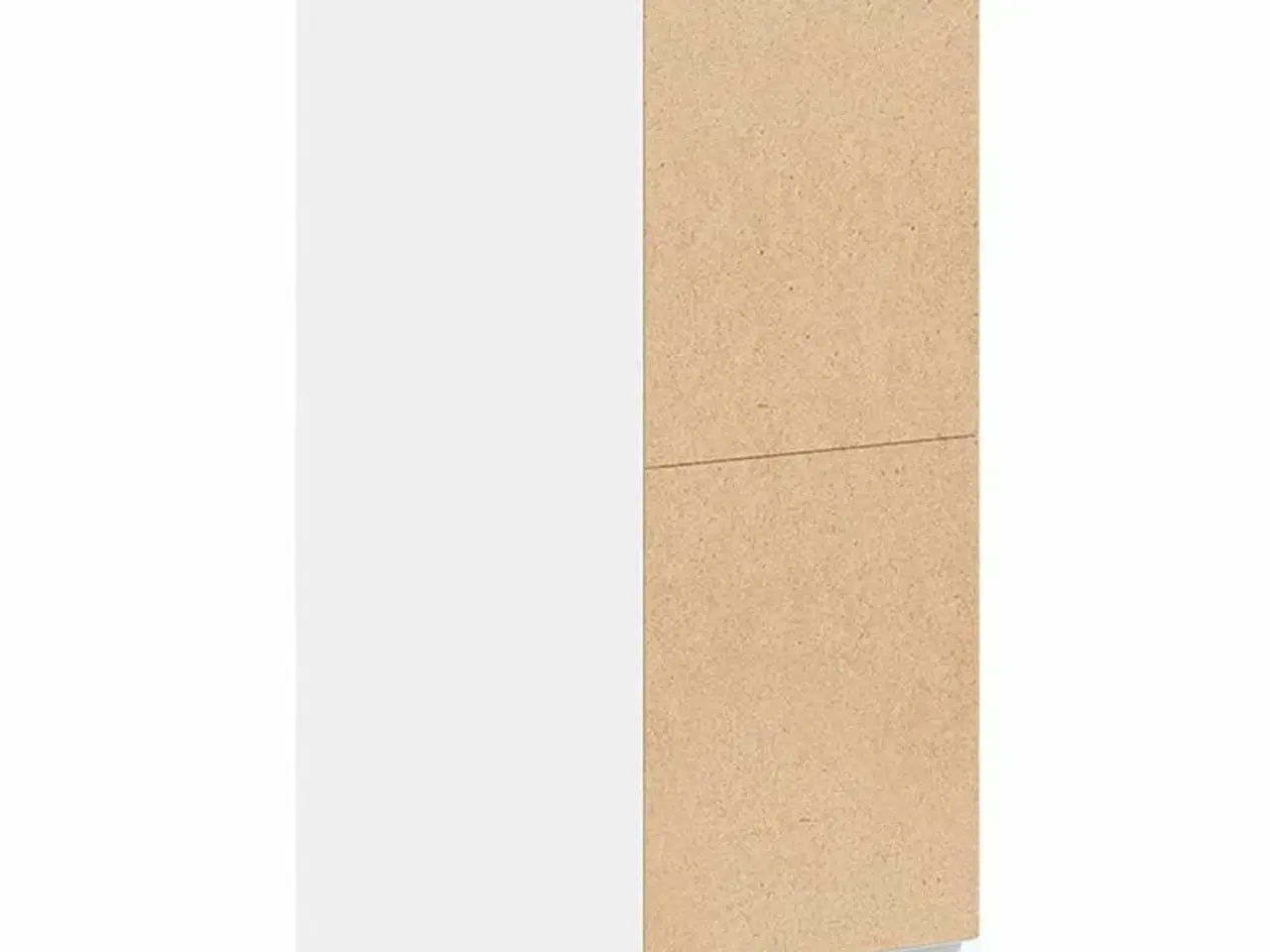 Billede 8 - Garageopbevaringsskab Hvid 30x51x85 cm Massivt træ Fyrretræ