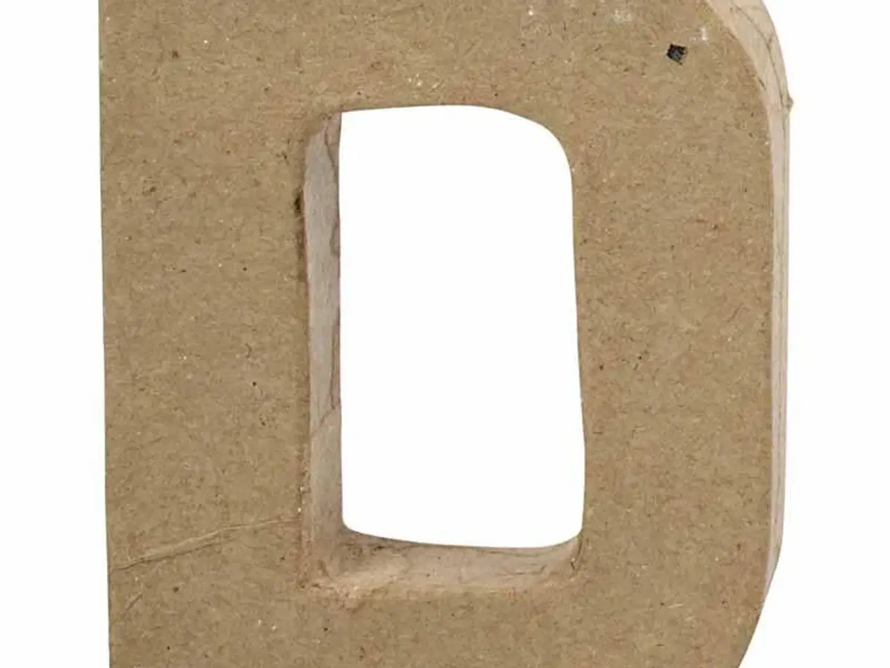 Billede 1 - Håndlavet Bogstav D i Papmaché - 10 cm