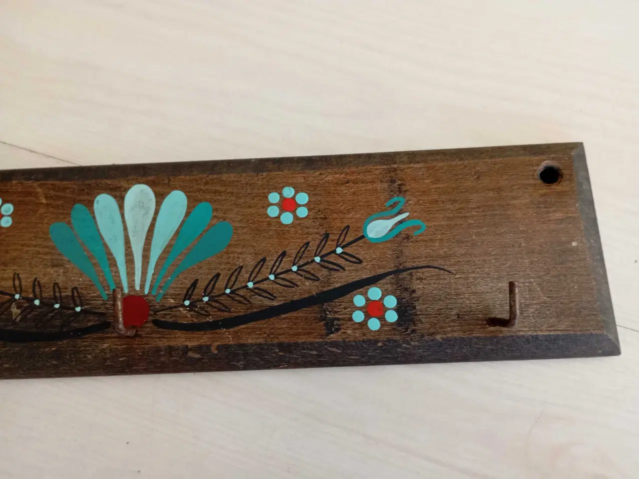 Billede 2 - Lille RETRO knagerække til eks. nøgler