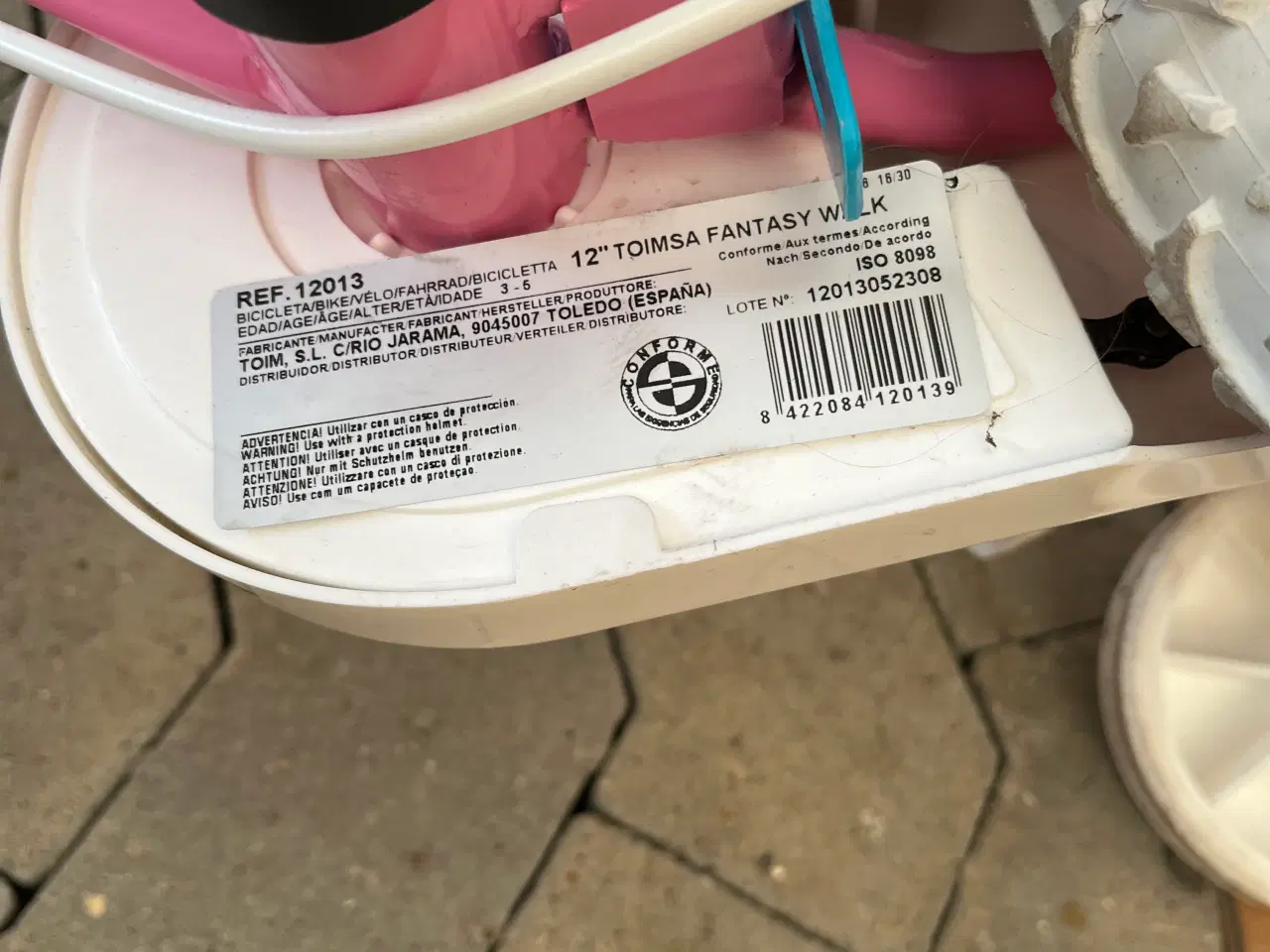 Billede 5 - Børnecykel med tilbehør