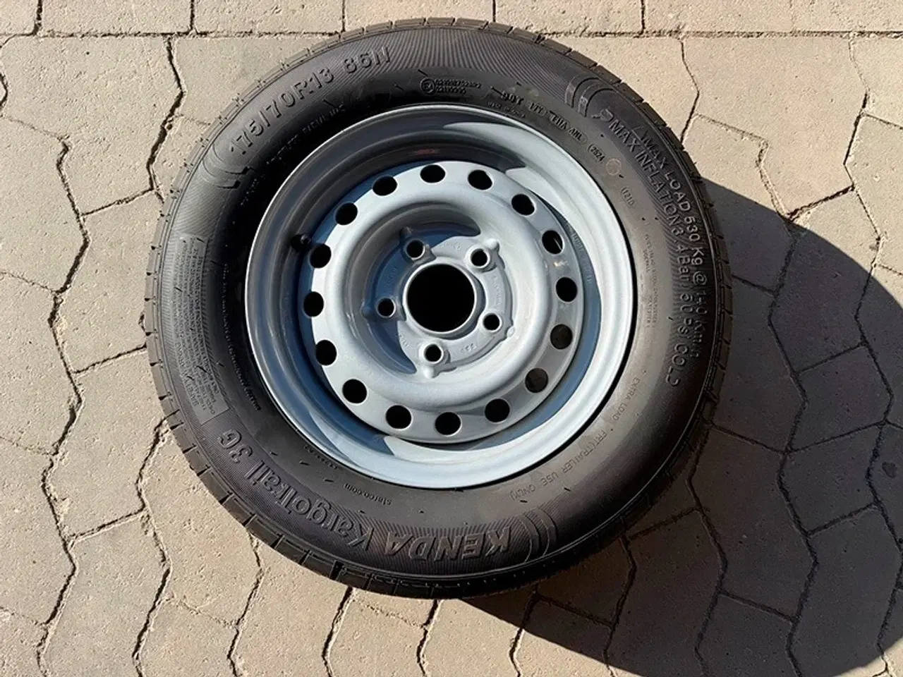 Billede 1 - 175/70R13 5x112 Trailerhjul