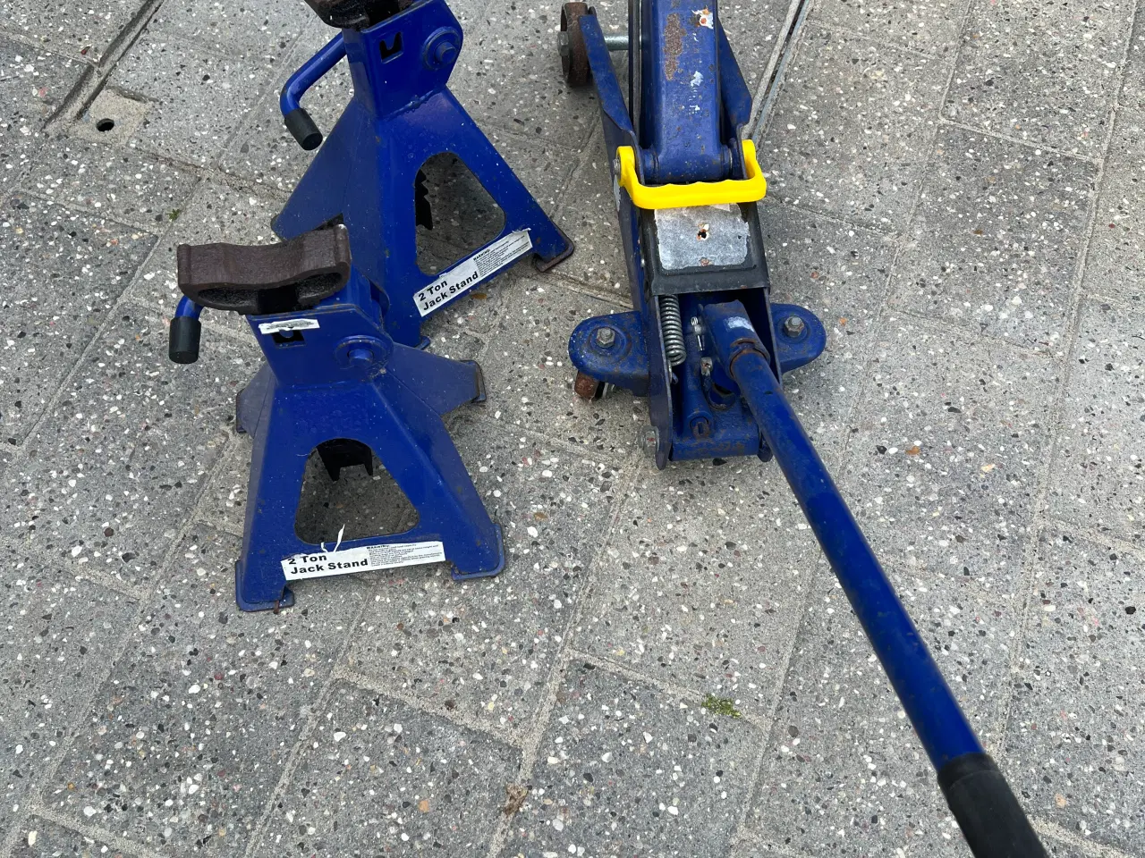 Billede 1 - BRANFORD Garage donkraft + Opklodsningsbuk