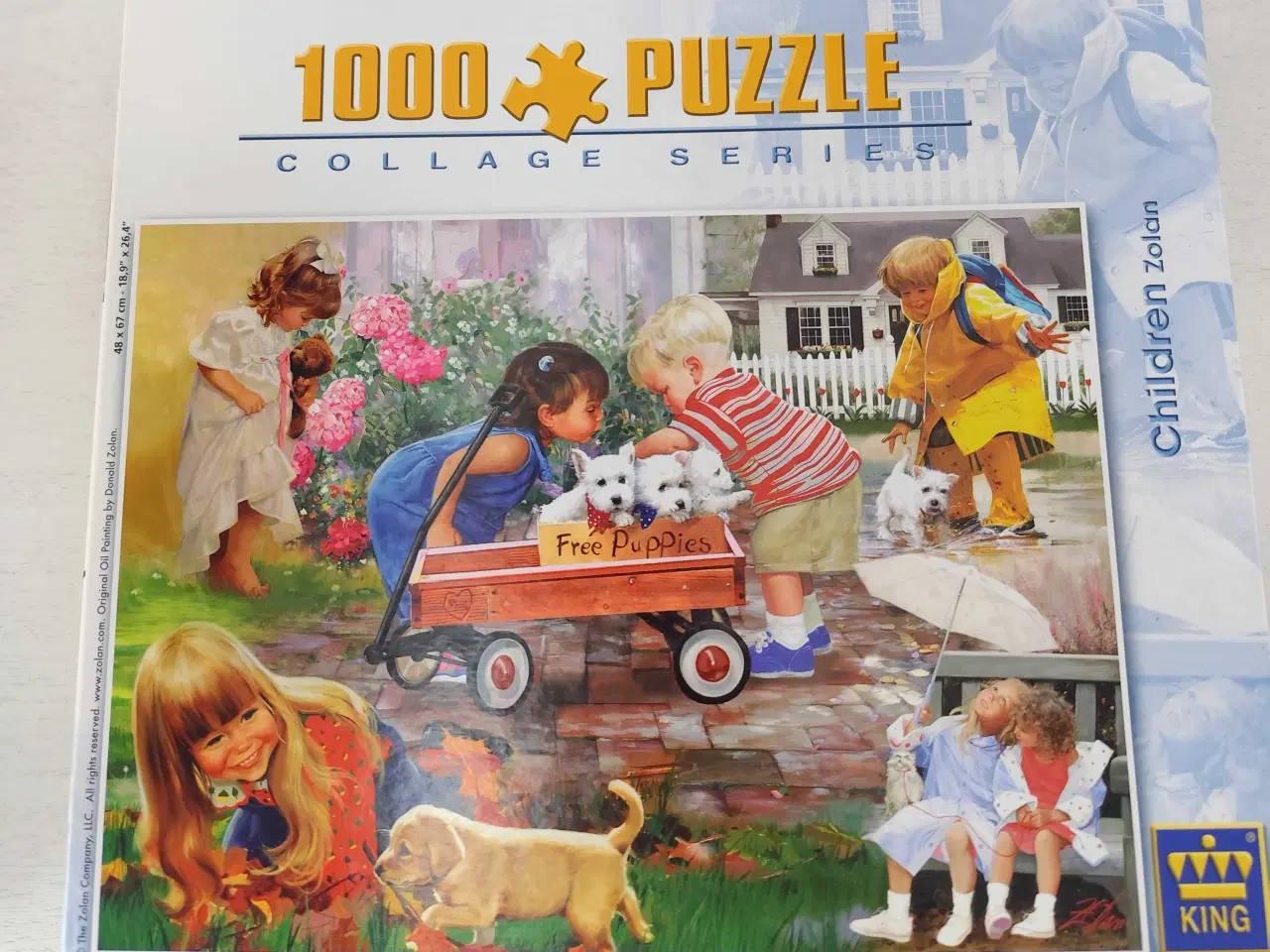 Billede 1 - Puslespil 1000 brikker. Børn