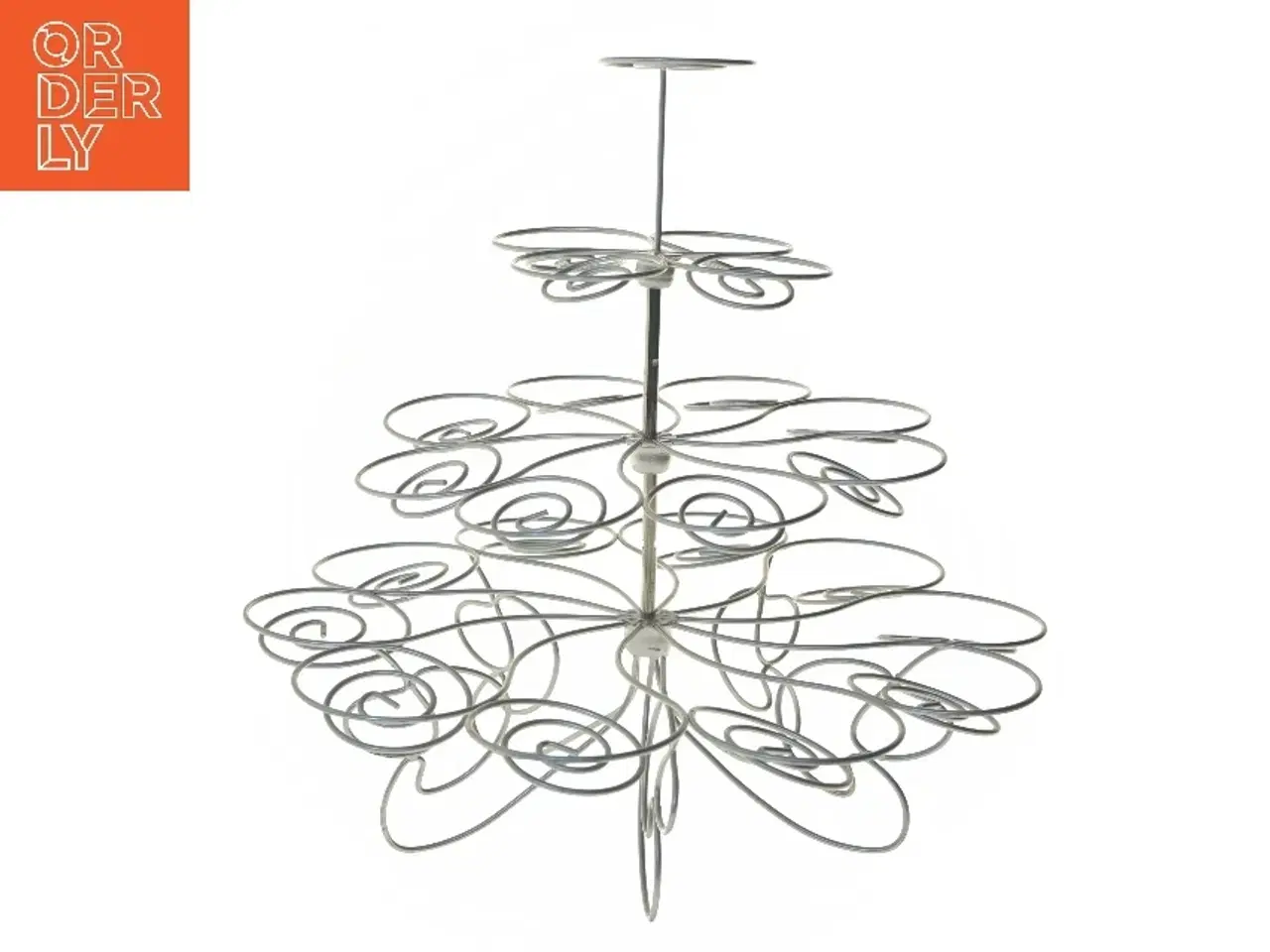 Billede 1 - Fin muffinholder med spiral design (str. 33 cm)