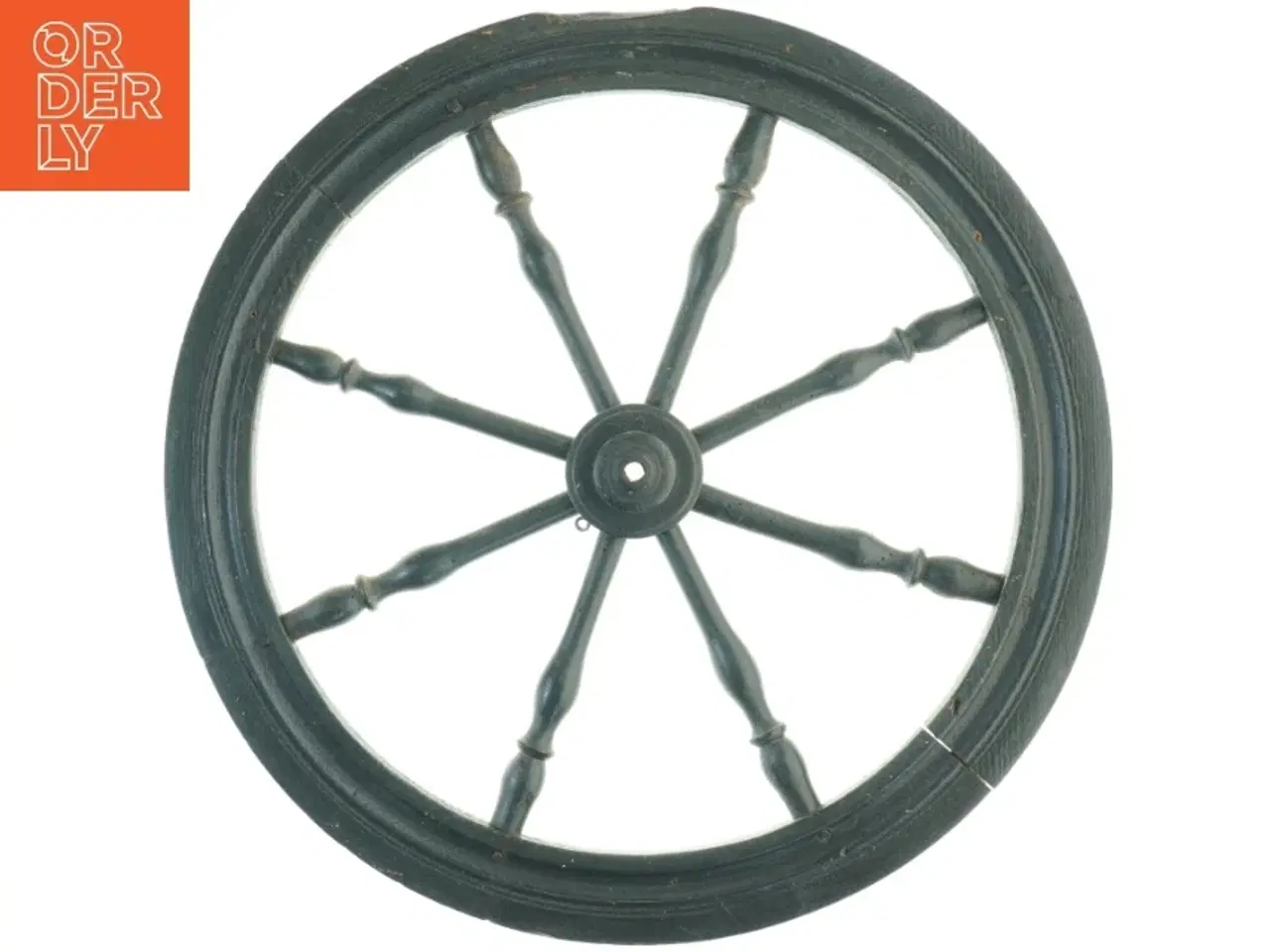 Billede 4 - Træhjul til dekoration (diameter ca. 47 cm x 3 cm)