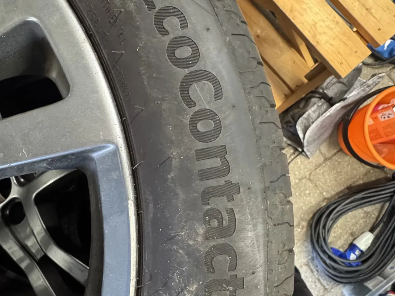 Billede 3 - OZ fælge med Continental sommerdæk