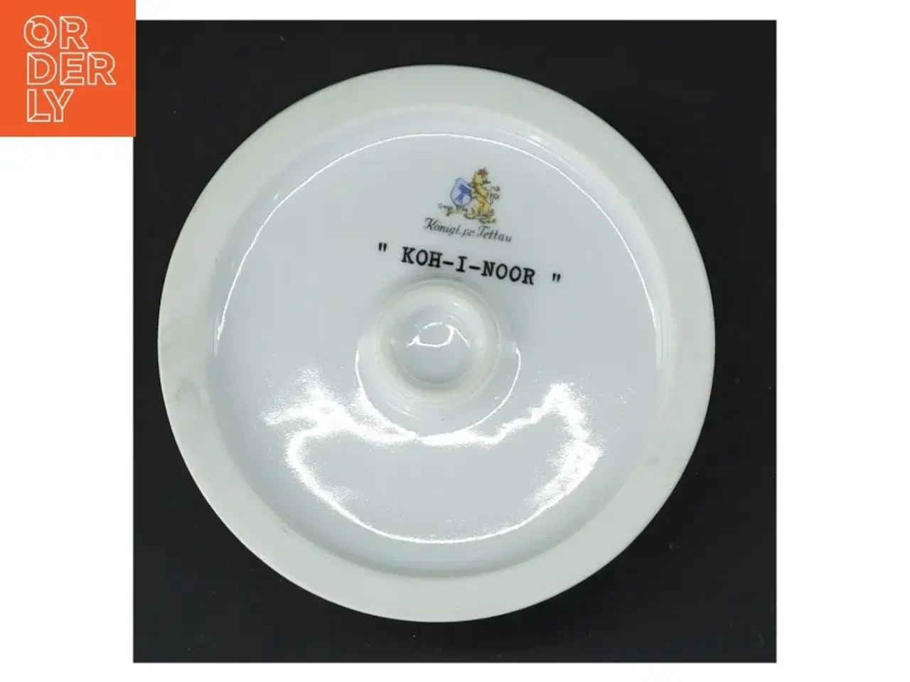 Billede 3 - Koh-I-Noor lysestage fra Knigl. pr. Tettau (str. Ø 10,5 og 3,5 cm)